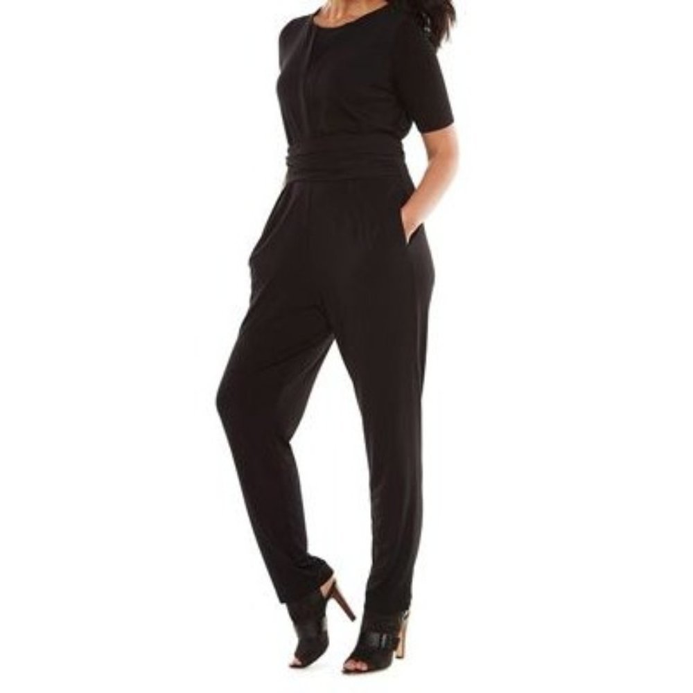 Elle Tahari For Design Nation Womens 12 Black Mix